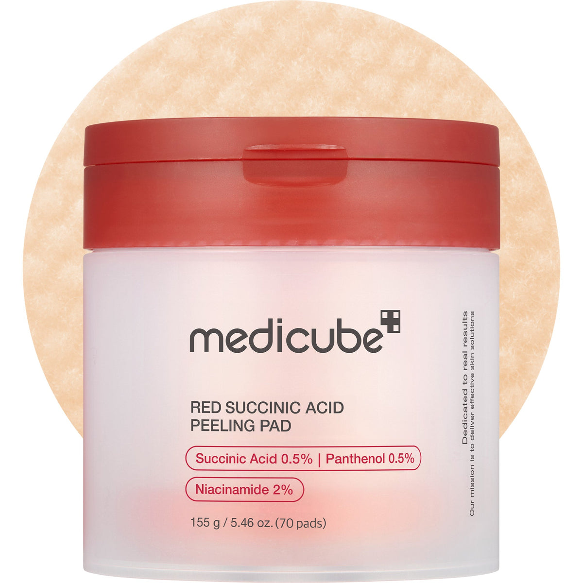 Red Succinic Acid Panthenol Pads T1