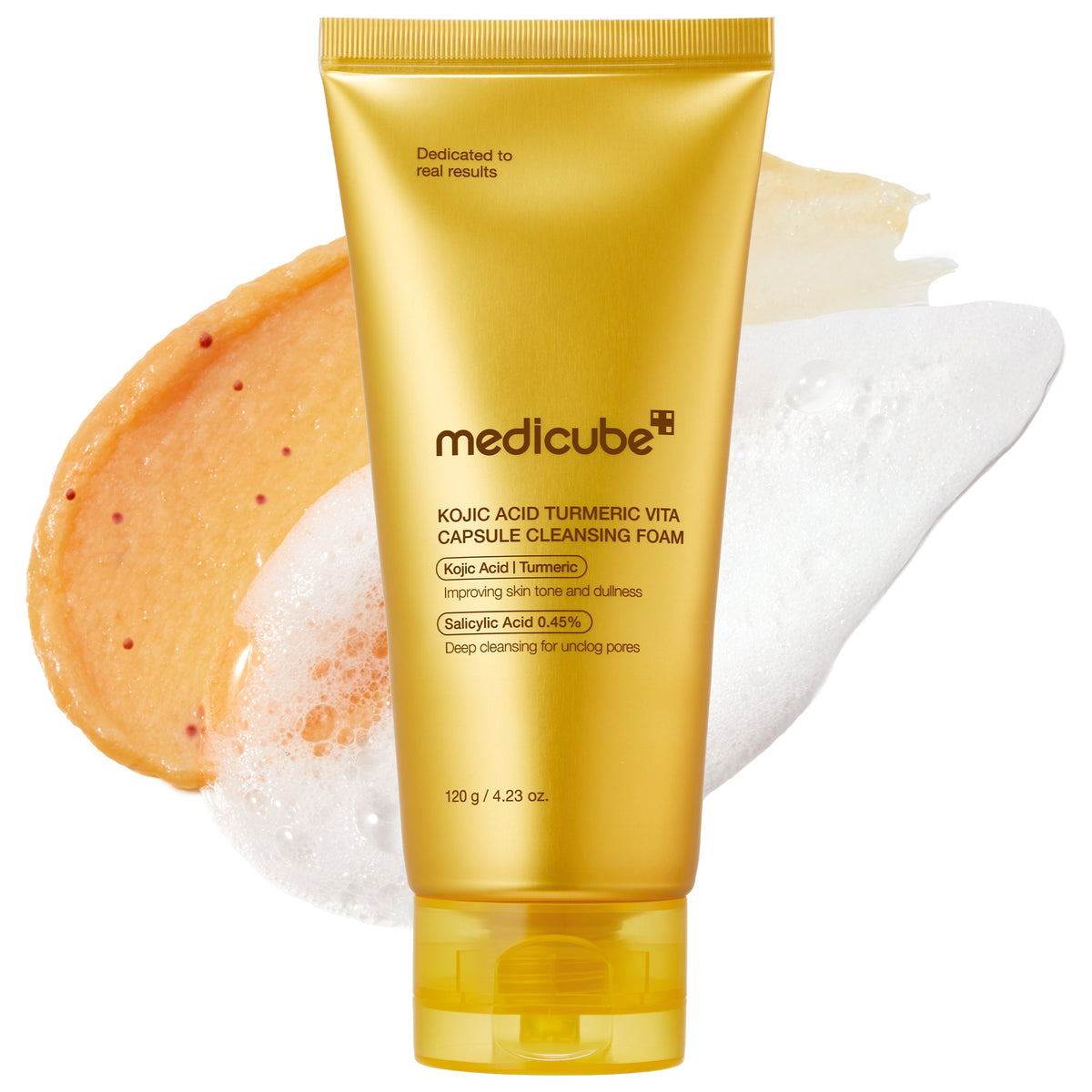 Kojic Acid Turmeric Vita Capsule Foam Cleanser W6