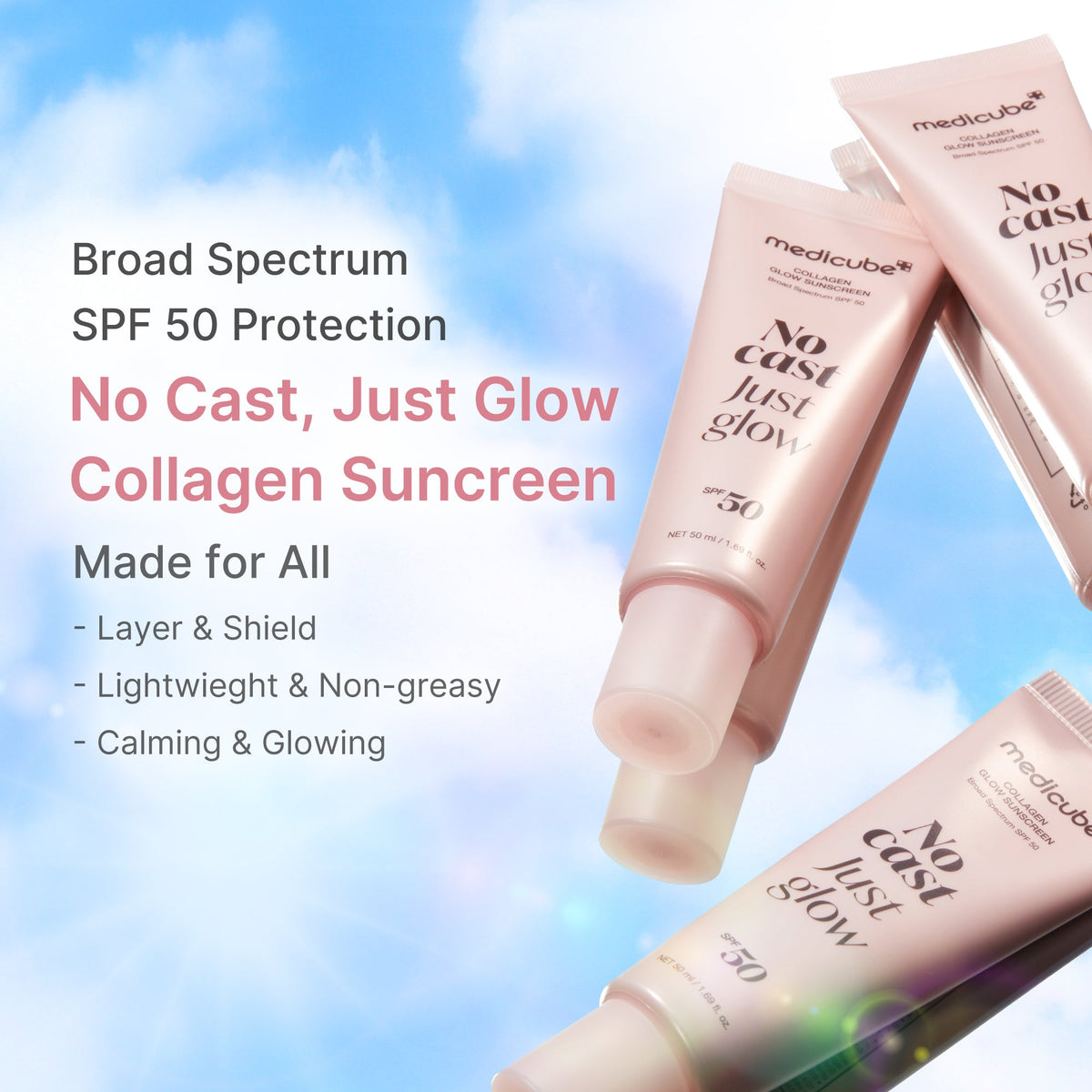 No Cast Just Glow Collagen Sunscreen I4