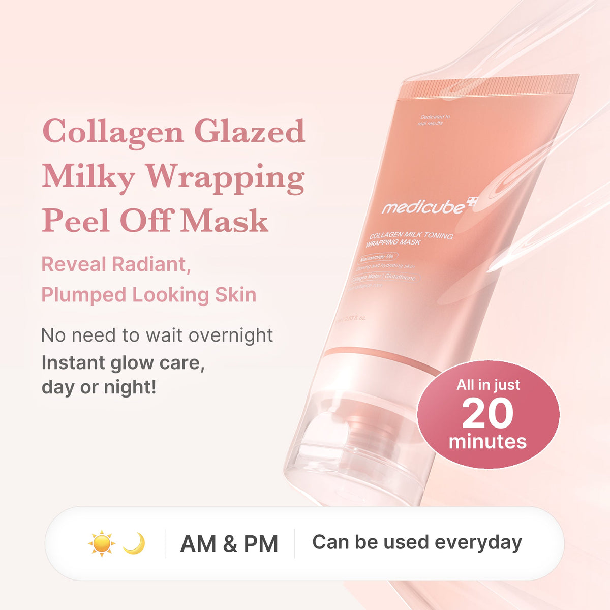 Collagen Milky Glow Daytime Wrapping Mask M6