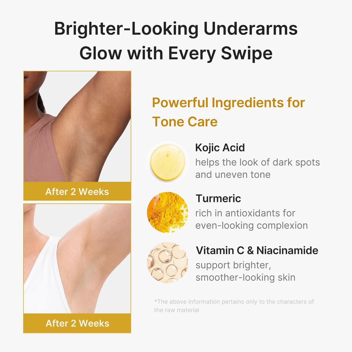 Kojic Acid Brightening Deodorant (Vanilla & Pistachio) N4