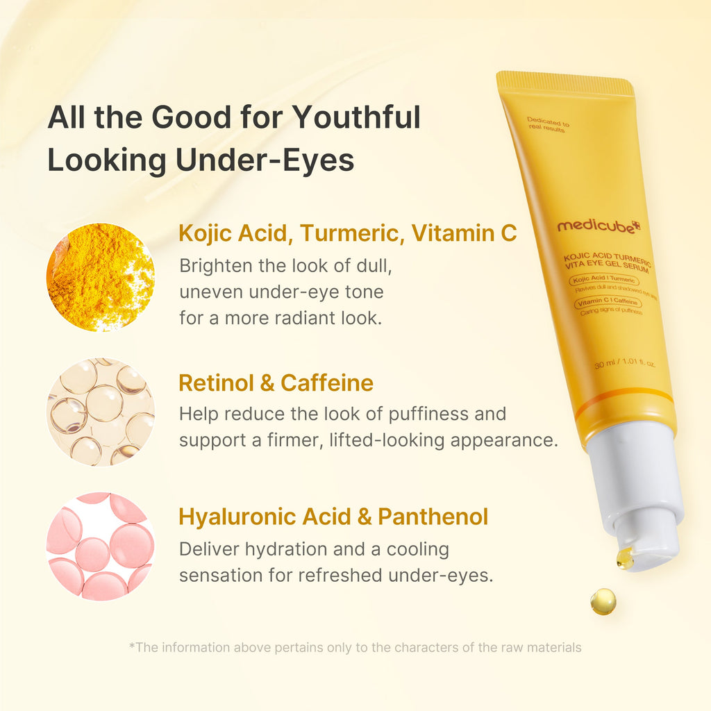 Kojic Acid Tumeric Eye Gel Serum V4