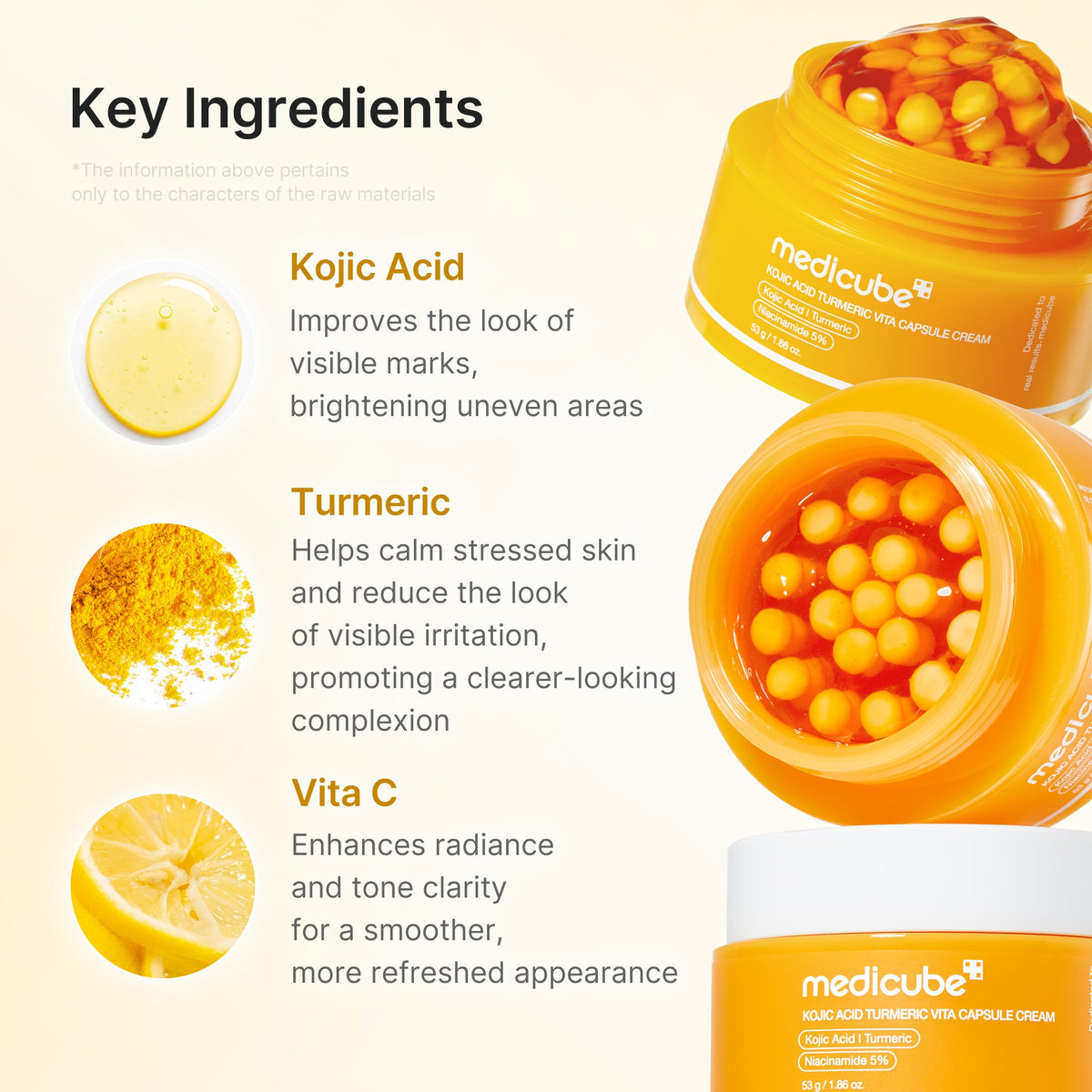Kojic Acid Turmeric Vita Capsule Cream Q9
