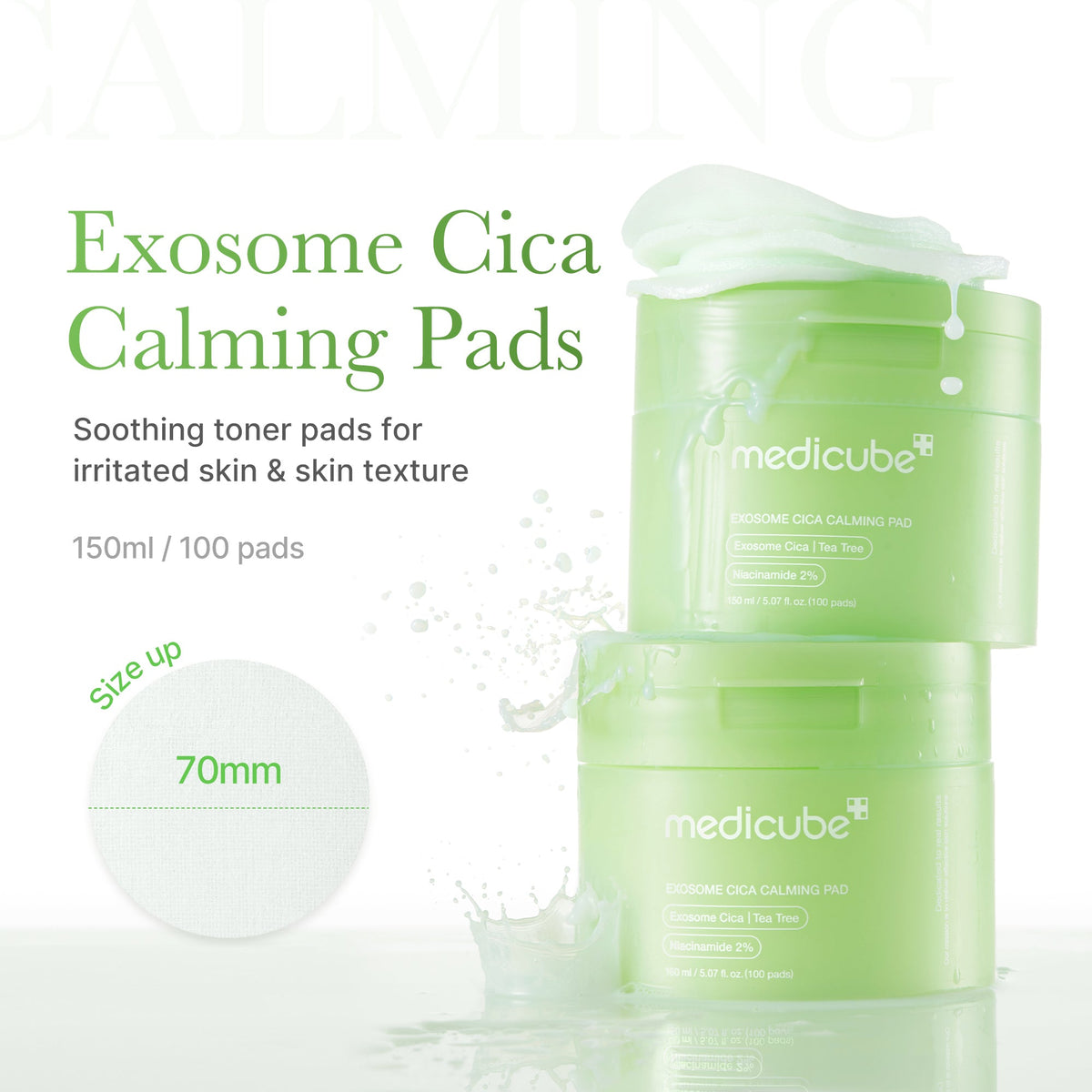 Exosome Cica Calming Toner Pads Q9