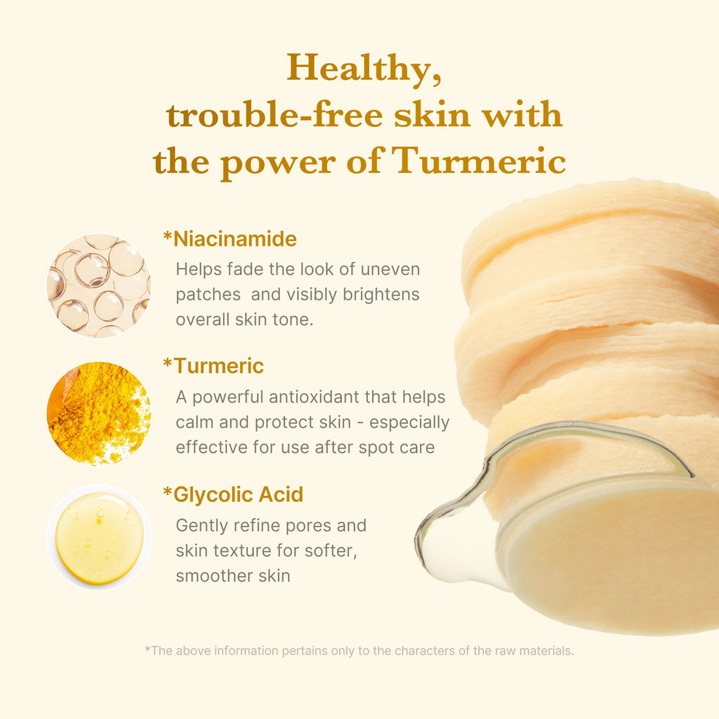 Kojic Acid Tumeric Toner Pad J5