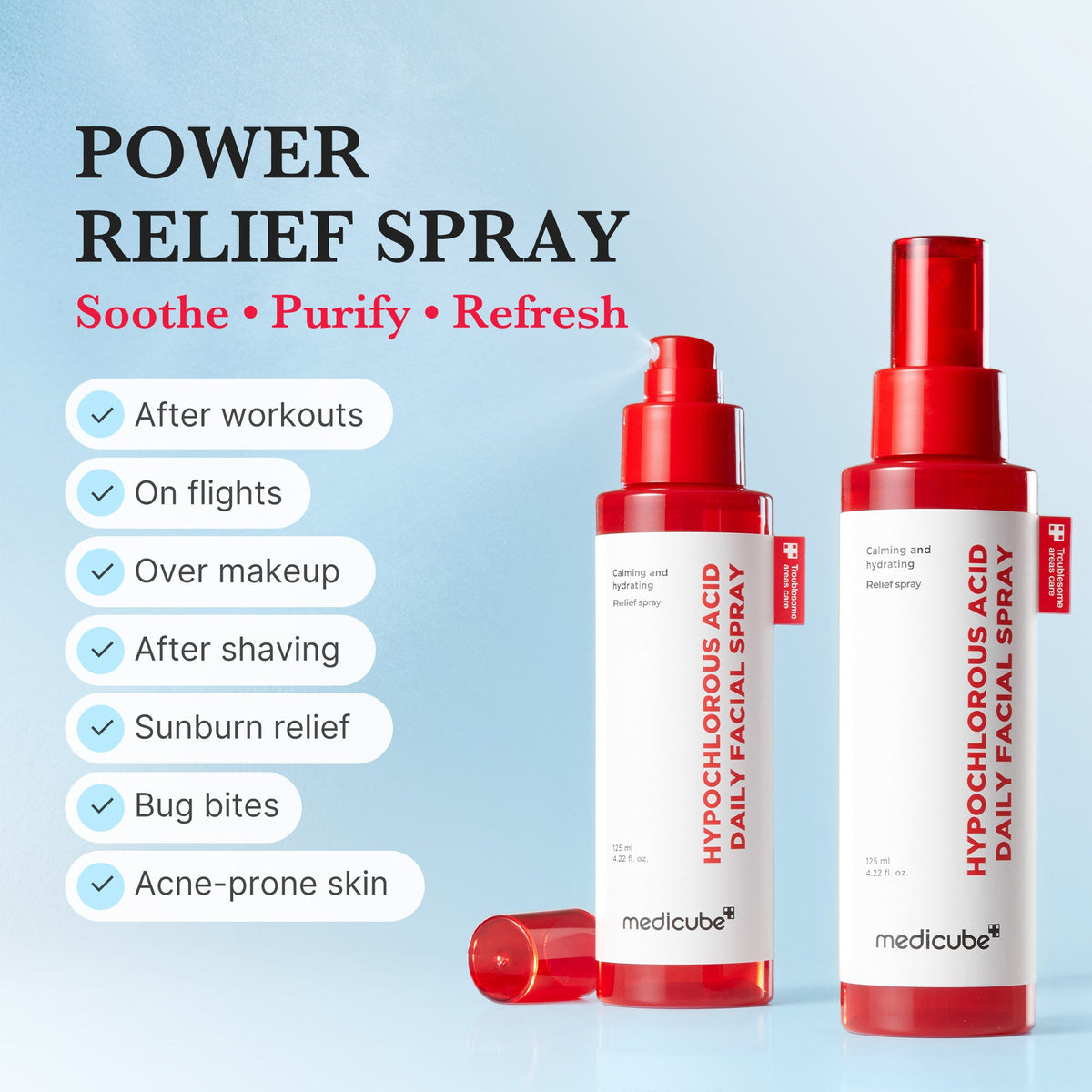 Hypochlorous Acid Power Soothing Spray X1