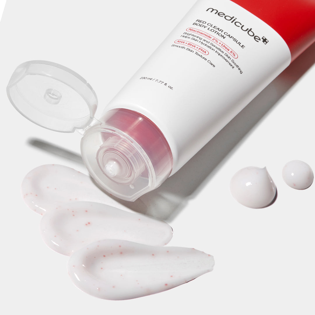 Red Clear Capsule Body Lotion D3