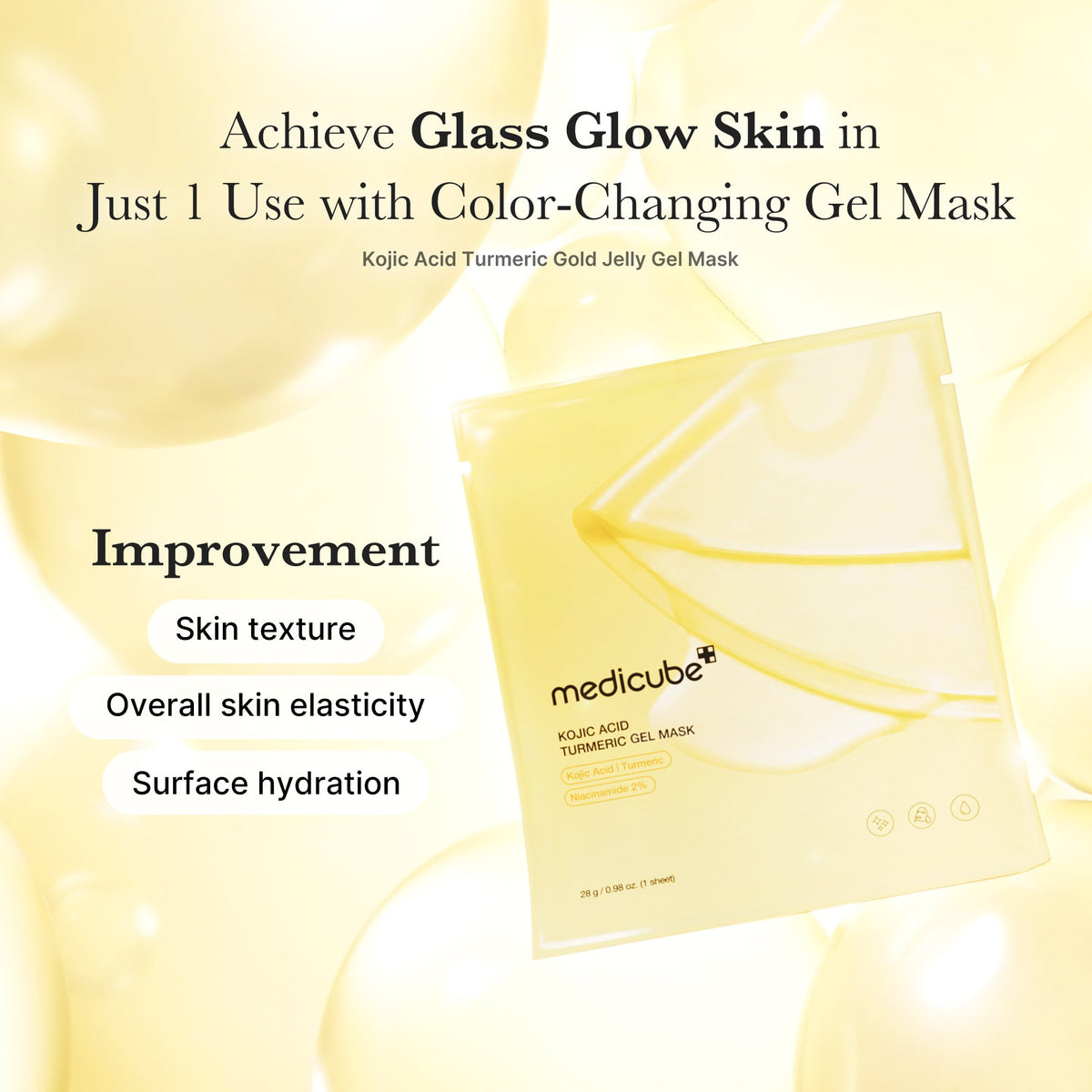 Kojic Acid Turmeric Gold Jelly Gel Mask O3