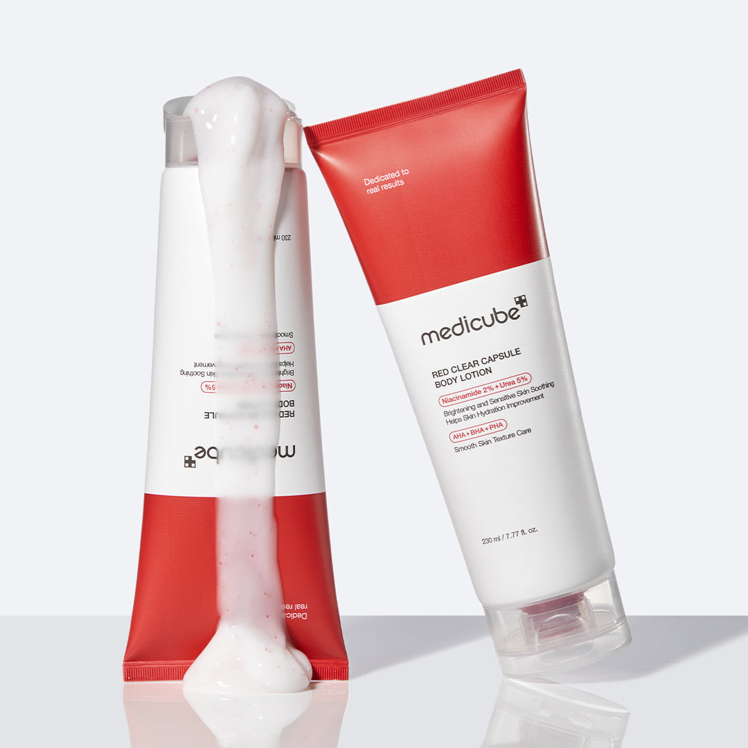 Red Clear Capsule Body Lotion D3