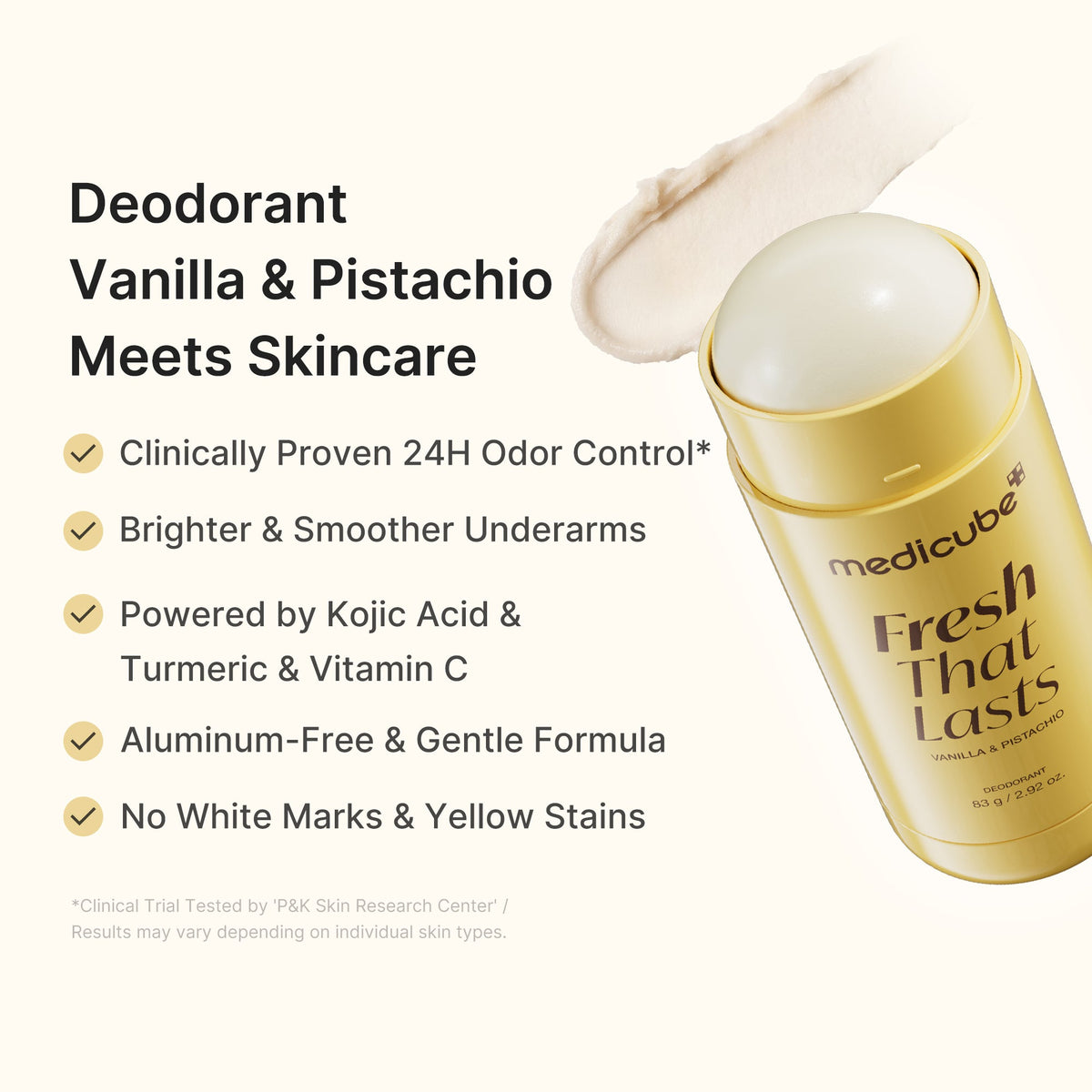 Kojic Acid Brightening Deodorant (Vanilla & Pistachio) N4