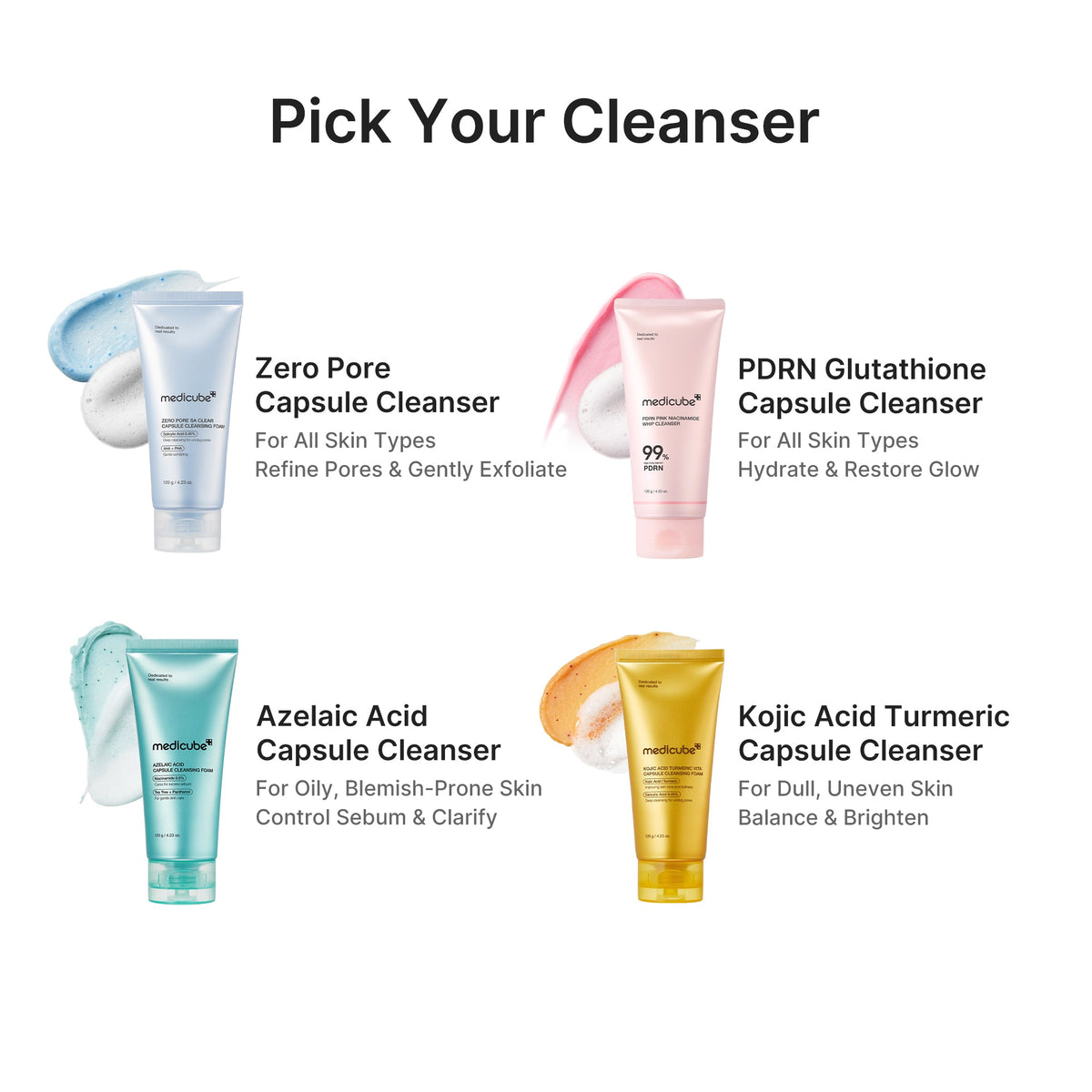 Kojic Acid Turmeric Vita Capsule Foam Cleanser W6