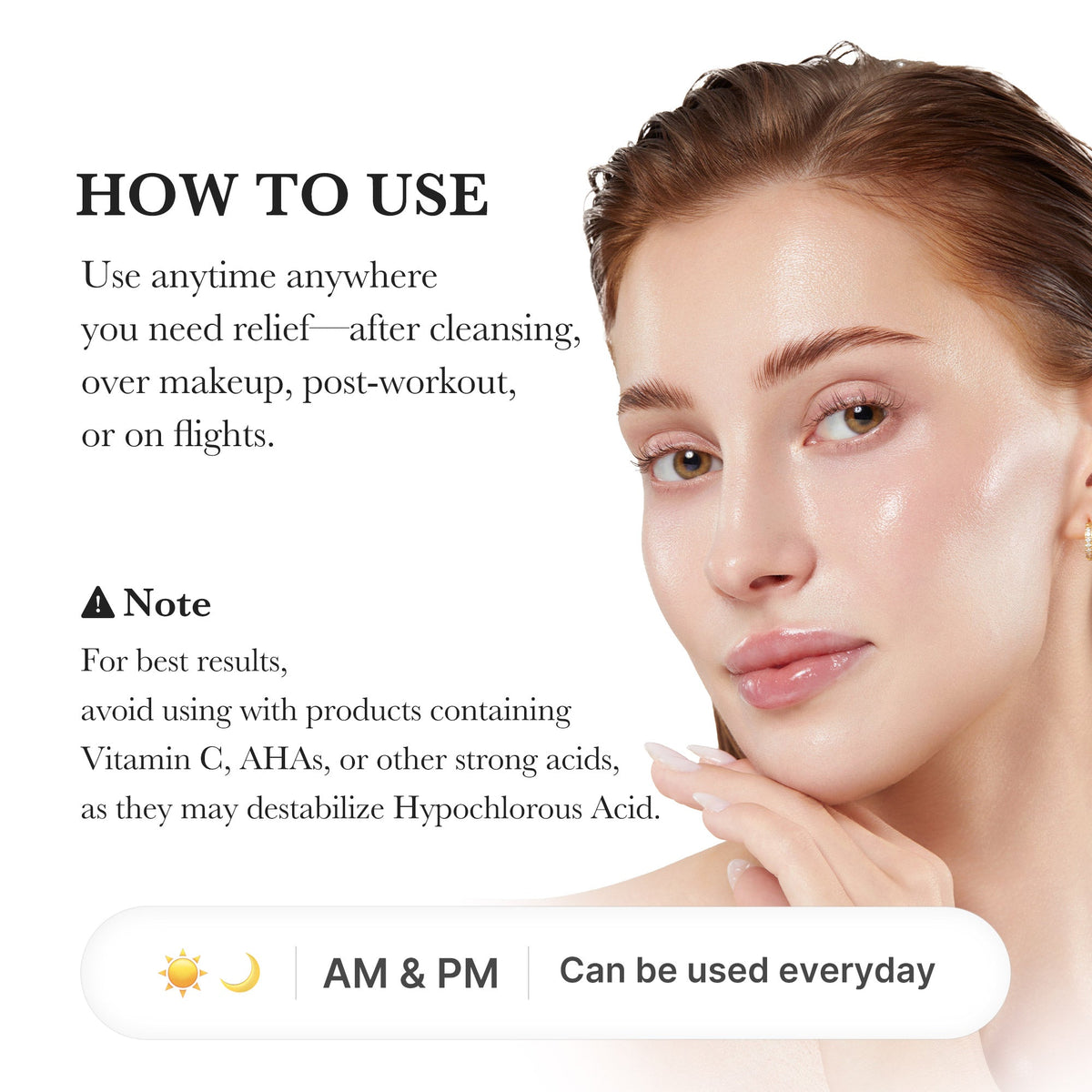 Hypochlorous Acid Power Soothing Spray X1