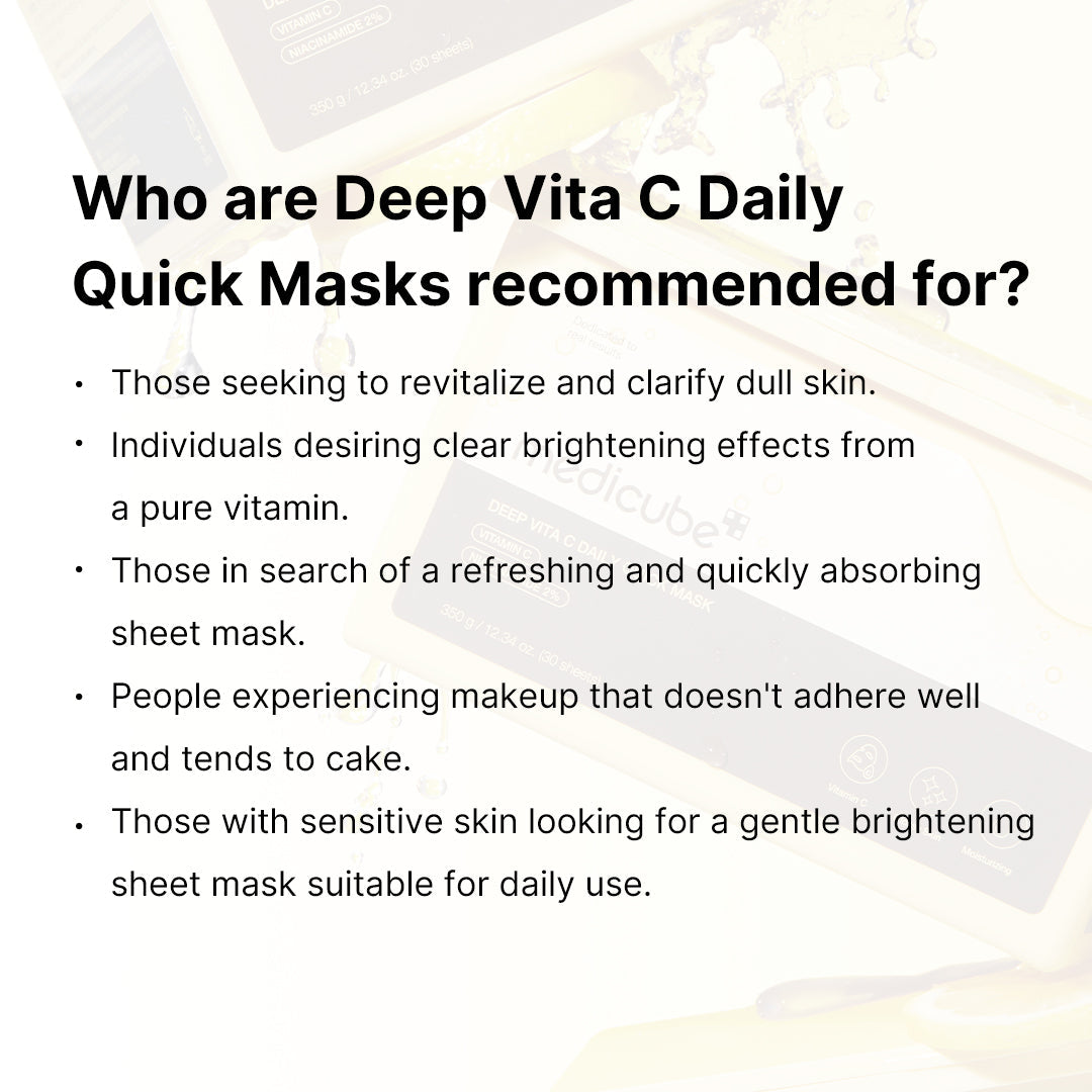 Deep Vita C Daily Quick Masks J4
