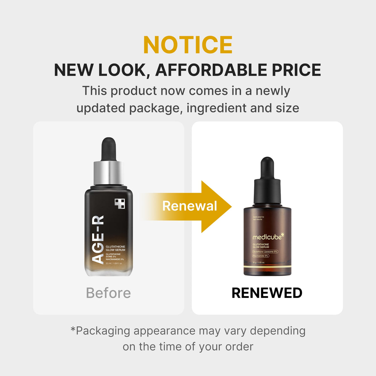 AGE-R Glutathione Glow Serum N9