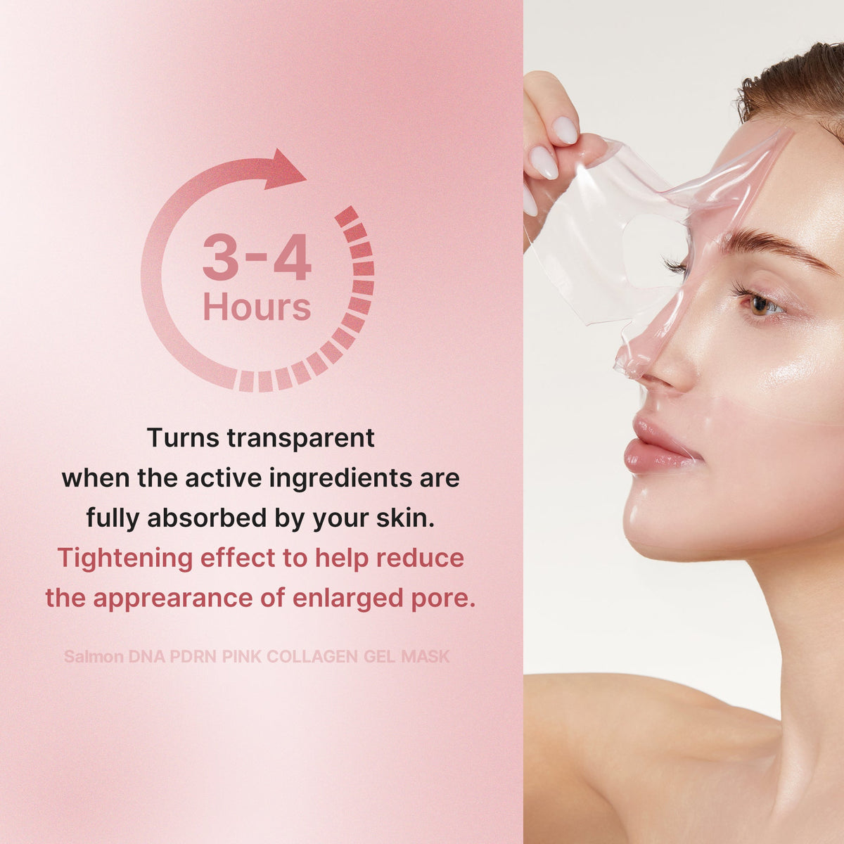 Salmon PDRN Pink Collagen Jelly Gel Mask A8