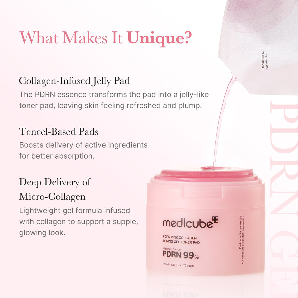 PDRN Pink Collagen Gel Toner Pad P9