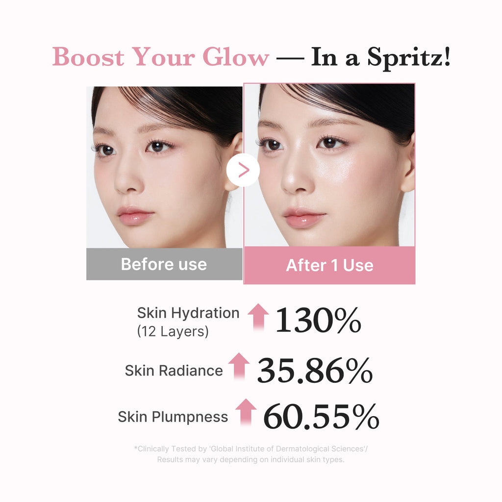 PDRN Pink Collagen Glow Jelly Mist Serum H9