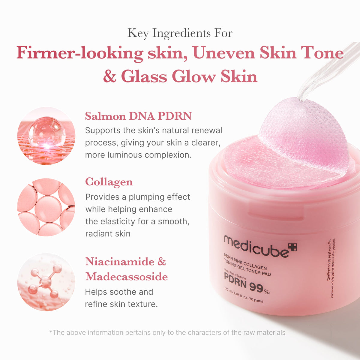 PDRN Pink Collagen Gel Toner Pad P9
