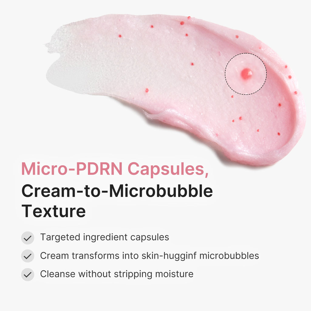 PDRN Pink Glutathione Capsule Foam Cleanser W0
