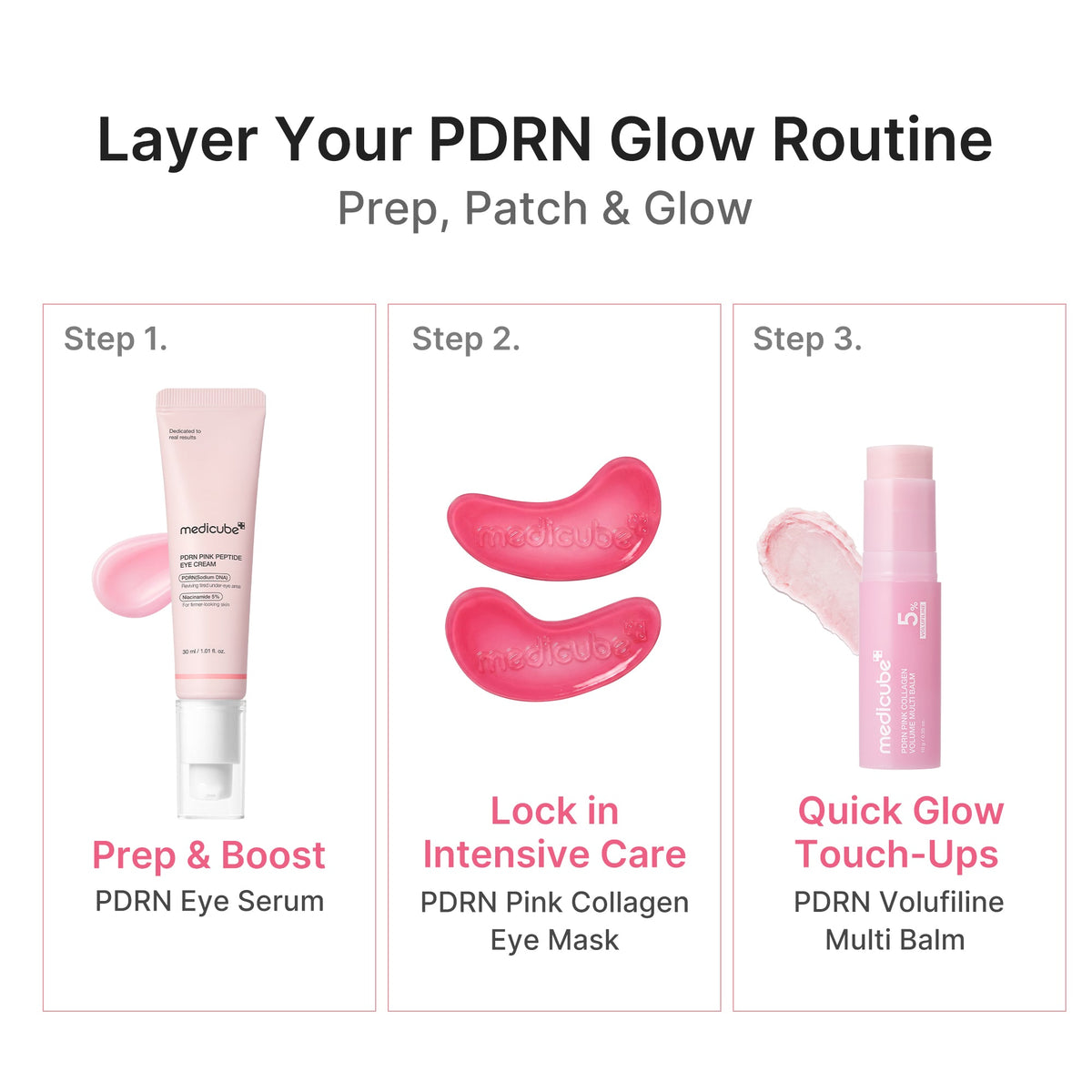 PDRN Pink Collagen Jelly Eye Mask J7