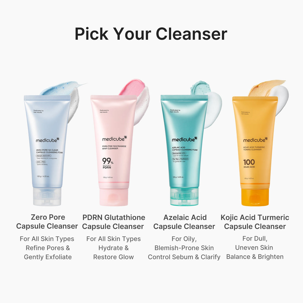 PDRN Pink Glutathione Capsule Foam Cleanser W0