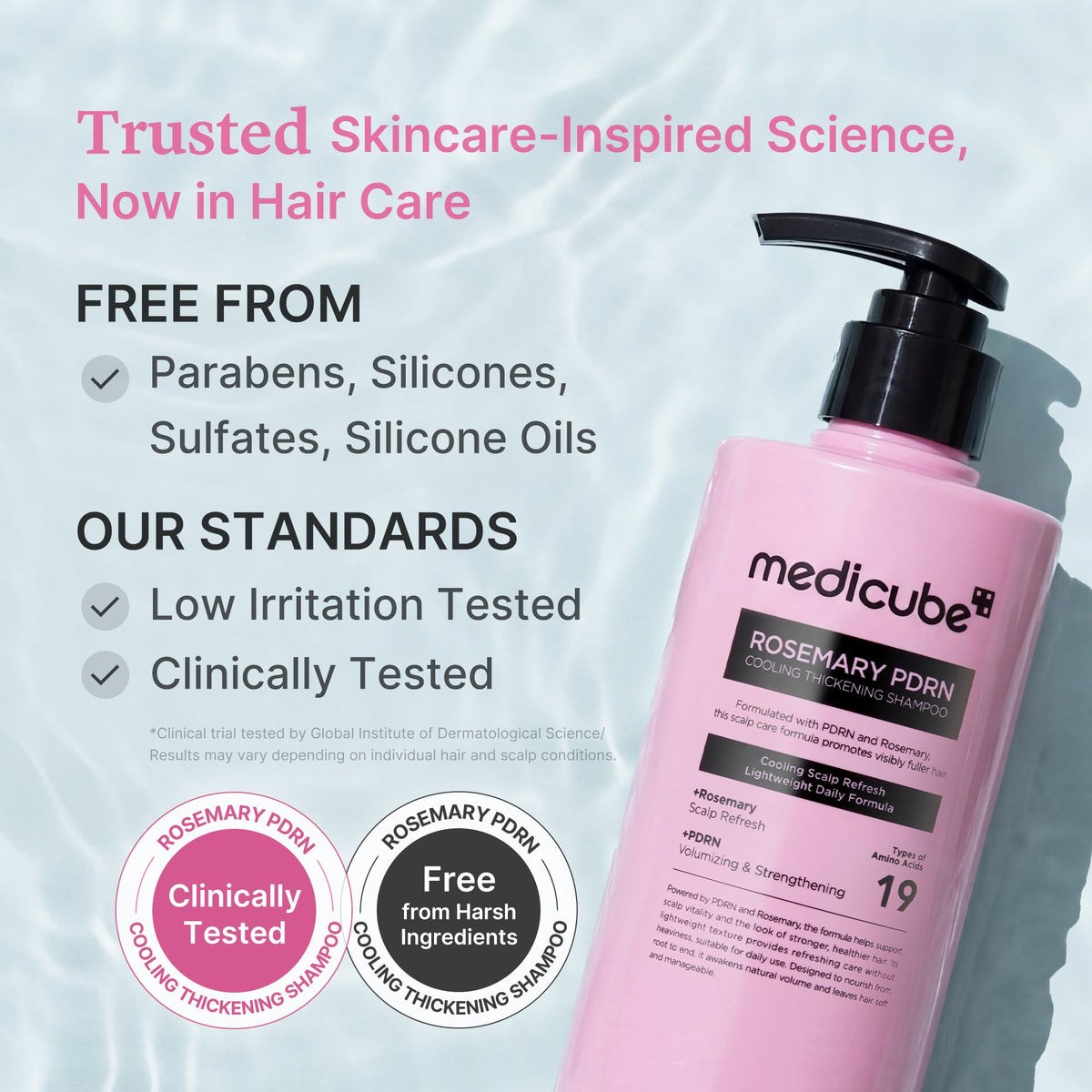 Rosemary PDRN Cooling Thickening Shampoo I7