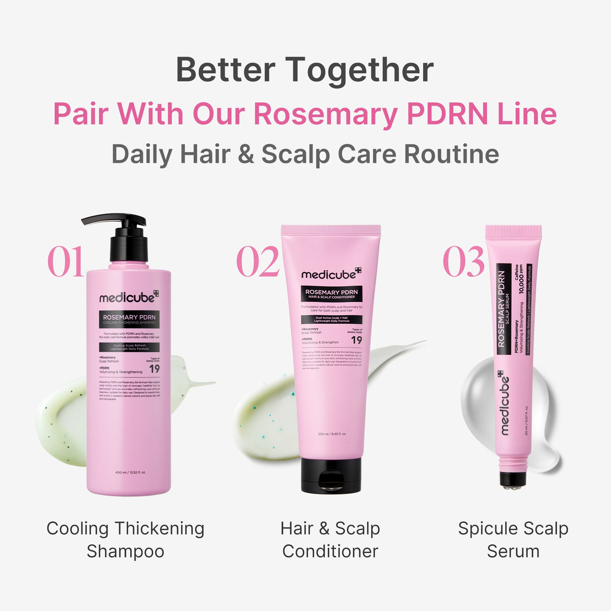 Rosemary PDRN Cooling Thickening Shampoo I7